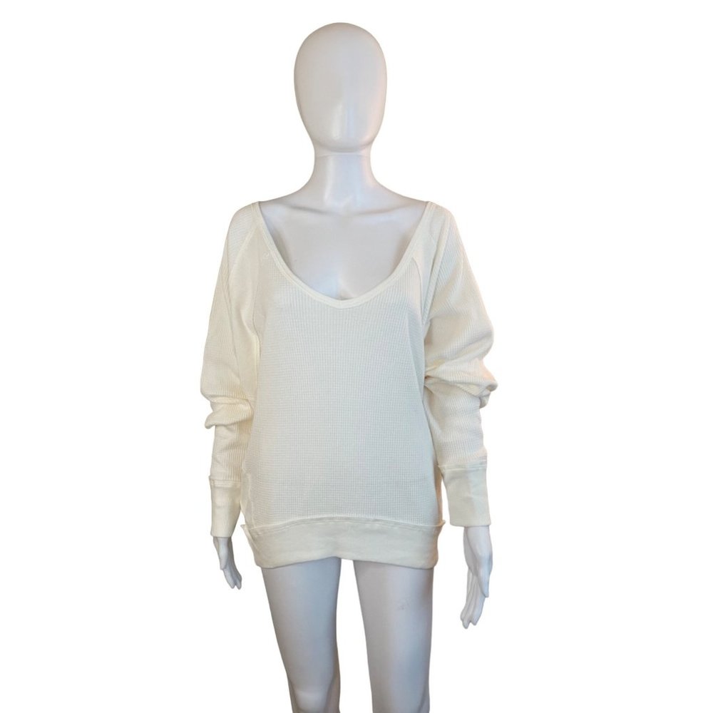 Free People Santa Clara Long Sleeve Thermal Top Small